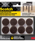 Brown 32 Pack Felt Furniture Pads 1 Inch Round Self Stick Protect Hardwood Floors From Dings Dents And Scratches Easy To Apply Quick Install Chair Leg Caps