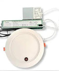 Go To 8 Inch Recessed LED Light With Emergency Battery Backup, Slim Dimmable Retrofit Downlight, 18W, ceiling fixture
