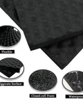 Hella Thick One Point Eight Inch Closed Cell Soundproofing Foam Egg Crate Acoustic Panels Peel And Stick for Walls close-up details