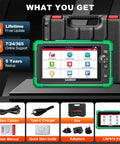 Heavy Duty Electric Vehicle Diagnostic Scanner For Hybrid Whips featuring bidirectional controls and accessories in a sturdy case.