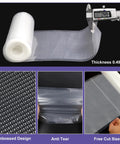Food Vacuum Sealer Bags Roll Set 6 Pack With Three 8x20 Inch Rolls And Three 11x20 Inch Rolls BPA Free Embossed And Free Cutting