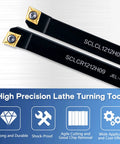 Lathe Threading Tool Set With Half Inch Shank Threading Holders For Metal Lathe Left Hand SCLCL1212H09 And Right Hand SCLCR1212H09