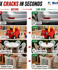 Powerful 220W Plastic Welder Kit For Car Bumper Repair 2 in 1 Hot Stapler and Plastic Welding Gun fixing cracked items