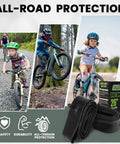 Heavy Duty 26 Inch Bike Inner Tube For 26x1.75 1.95 2.10 2.125 Tires With 32mm Schrader Valve, 20 Percent Thicker For Extra Durability shown with bikes