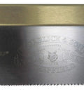 Pro Grade 12 Inch Tenon Saw Packed With Hella Sharp 13 Tpi Blade Brass Reinforced Spine And Stained Beech Handle for precise cutting.