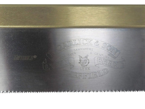 Pro Grade 12 Inch Tenon Saw Packed With Hella Sharp 13 Tpi Blade Brass Reinforced Spine And Stained Beech Handle for precise cutting.