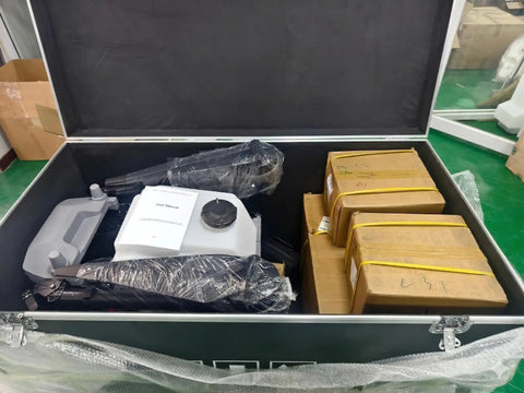 Workhorse Crop Sprayer Drone With 8 Gallon Payload For Granule Spreading And Seed Sowing parts in open shipping case