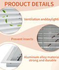 Top Shelf 12 X 12 Inch Steel Access Door For Drywall With Integrated Ventilation Grille And Seamless Flush Mount for ventilation and insect prevention.