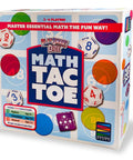 Play Smart Dice Math Tac Toe Game Sharpen Mental Math With A Fun Twist On A Timeless Classic Multilevel Math Bingo For Kids Eight And Up Educational And Straight Up Fun box with dice and colorful design