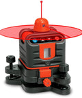 Self-Leveling Rotary Laser Level For Indoor And Outdoor Projects With Red Beam, Manual-Leveling Mode, One Laser, Large Coverage
