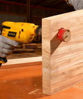 Bi Metal Hole Saw Kit For Metal And Wood, 16 Piece Deep Cut 48 Millimeter Set drilling wood piece