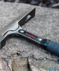 Beefy Bricklayer Hammer With Right Angle Chisel For Safe Brick Splitting, I Beam Steel Shaft For Tough Durability, Rust Proof Aluminum