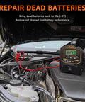 Kick Your Dead Battery Back In Gear With This Heavy Duty 12V 24V Smart Charger 0 To 15 Amps Automatic Trickle Maintainer Auto Shutoff For Agm Gel Deep Cycle Batteries on car engine