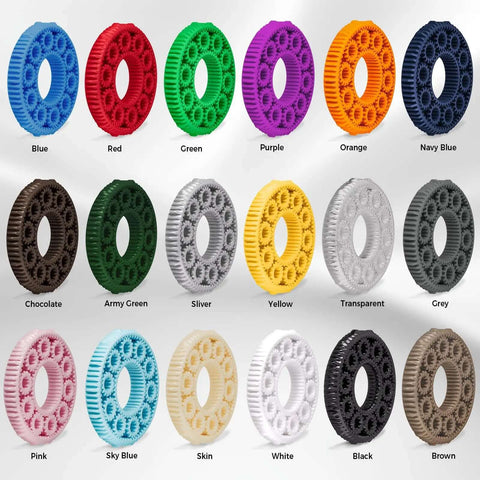 Colorful 3D printing filament spools including PETG Filament Bundle 1.75mm 2kg For Most FDM 3D Printers Brown And Skin And Black