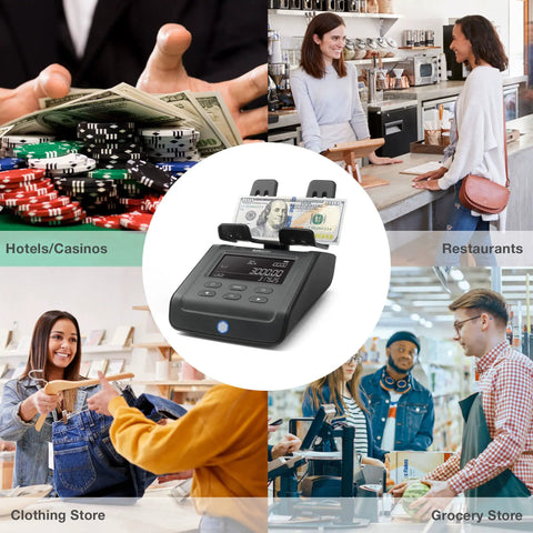 Money Counting Scale For Cash Registers Multi Currency Counts Coins And Bills In One Minute With Non Cash Items.