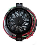 Top view of Replacement Car Wash Vacuum Motor 8055EM For JE Adams Vacuums, 110V, 1.6HP, with visible wiring and fan blades.
