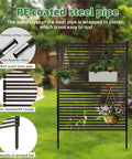 Rock Solid Outdoor Privacy Screen 43 Inch Long 70.8 Inch High Metal Fence Panel demonstrating weatherproof features