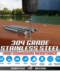 Number Ten By Three Inch Stainless Steel Deck Screws 304 Grade 100 Pack Flat Head Torx Drive T25 outdoor decking