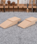 Two Pack Wood Bench Pin Block For Jewelry Workbench Clamp With Smooth Polishing Surface And Adjustable Support