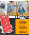 Image of Best Pro Grade Dryer Heating Element Replacement For Samsung DV45K6500EV DV45K6500EW DV45K6200EZ with compatibility list.