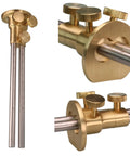 Dead On Double Blade Marking Gauge Kit With Sweet Brass Fence And Insanely Clear Metric Scale For Killing That Guesswork And Nailing Tight Woodshop Layouts showing adjustable brass fence and dual blades.