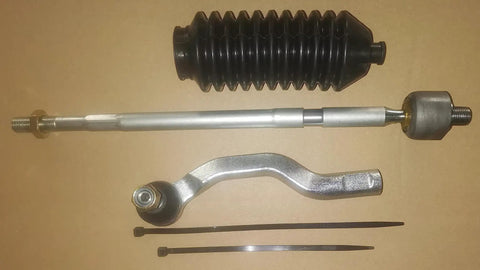 Beefed Up Right Passenger Side Steering Tie Rod End Assembly And Boots Kit Replacement 51-1085 For RZR XP Turbo visible components