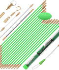 45Ft Fiberglass Running Wire Cable Kit With Glow Rods And Fish Tape Pro Grade Easy Wire Puller Set With 8 Attachments