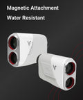 TL1 Golf Rangefinder With Slope And Magnet And Dual Color OLED showcasing magnetic attachment and water-resistant features.