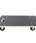 Heavy Duty 2 Pack Wooden Furniture Moving Dolly Set With Rock Solid Plywood Build And Giant 1320 Lbs Capacity showing smooth wheels and grip surface.