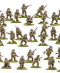 US Rangers 28mm Plastic Miniatures For World War II Tabletop Wargaming 30 Highly Detailed Infantry Figures with Dope Weapon Configs
