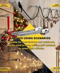 Heavy Duty Zinc Plated Eye Lag Wood Screws Paired With A Quick Install Driver Bit shown in various indoor and outdoor uses.