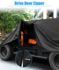 Jeep Gladiator JT Truck Car Cover 2020 2024 Outdoor Waterproof Shield Sun Rain Dust Wind Snow Black Heavy Duty with Driver Door Zipper