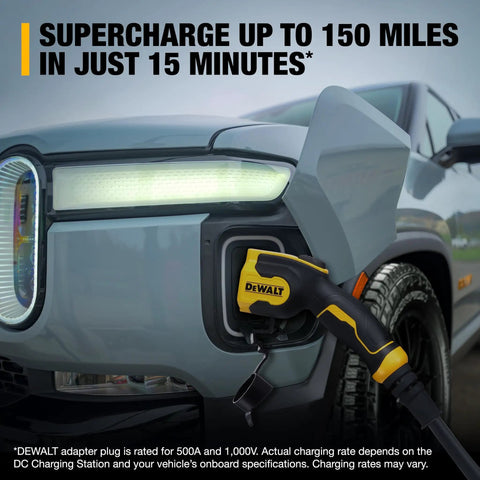 Nacs To Ccs1 Electric Vehicle Charging Adapter Drops Straight On Tesla Networks For Hella Fast Power Up To Five Hundred Amps Heavy Duty Build charging a truck.