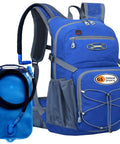 Hydration Backpack 18L With Upgraded 3L Leak-Proof Bladder For Running, Hiking, And Cycling, front view with insulated sleeve