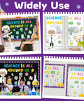 Science Bulletin Board Set For Classrooms With 12 Themed Paper Cutouts One Large Scientist 20 Science Is All Around Us