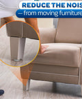 Furniture leg with 100 Pcs Plastic Furniture Feet With Nail On Glides For Chair Legs Fits 0.6 To 0.7 Inches Low Profile