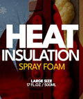 Heavy Duty Expanding Polyurethane Spray Foam 17 Oz Multi Purpose Gap Filler in large size for insulation and sealing drafts.