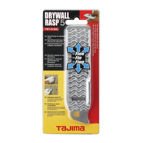 Drywall Rasp 130mm Smooth Board Plane Finishing Tool With Multi Directional Tetra Blade For Precise Edge Filing And Clog Free Teeth Compact Pouch Friendly Design For Quick Wall Prep And Finishing DIY Friendly Pro Grade Model TBY S130S