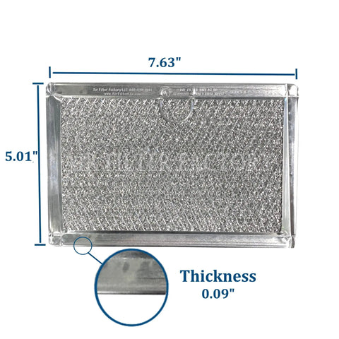 Replacement Microwave Grease Filter Set 5304464105 5304478913 12 Layer Premium For Frigidaire 2 Pack Fits Over The Range Microwave Vent Hood Top Notch Quality With Easy Pull Tab And Durable Build