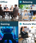 heavy-duty office chair wheels for office, gaming, remote work, relaxing
