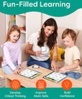 Adults and kids playing Addition And Subtraction Math Bingo Game For 1st Through 3rd Grade Kids Classroom Or Homeschool Learning 2 In 1