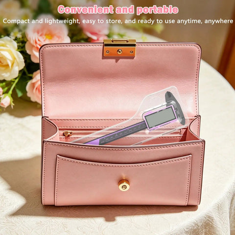6 Inch Digital Caliper With Large LCD Screen, 0.01 Inch Precision, Inch Millimeter Switch, Auto Off, Pro Level DIY Measuring Tool For Accurate, Everyday Projects And Quick, Reliable Measurements, in pink case