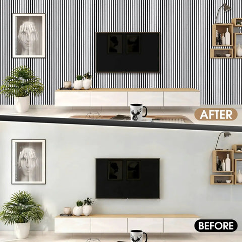Premium Wood Slat Acoustic Panels Feature Heavy Duty Sound Absorption Tech ideal for gaming room accent walls in modern decor.