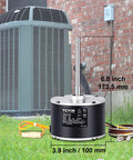 OEM Upgraded Condenser Fan Motor 0.25 HP 1100 RPM With Overheat Protection 208 230V in front of HVAC unit