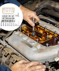 Mechanic using Stainless Steel Hardware Fastener Kit With Washers And Nuts 228 Piece M6 M8 Hex Bolt Set Flange Bolts For Load Distribution.