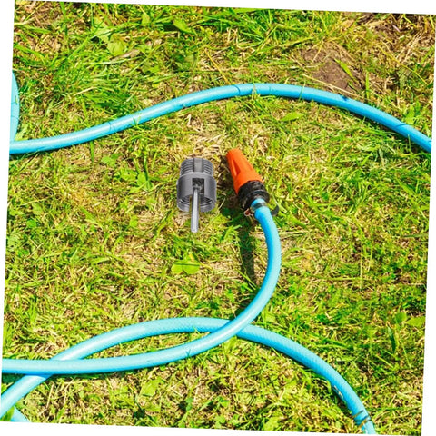 Heavy Duty 3 Piece Pvc Pipe Thread Cutting Set For Electric Drill Internal And External Threader Kit fits 1/2 pipes on grass.