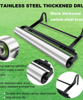 Stainless Steel Mower Striping Kit For EGO 21 Inch Walk Behind Mowers Pro Grade Build with black carbon steel bracket and drum