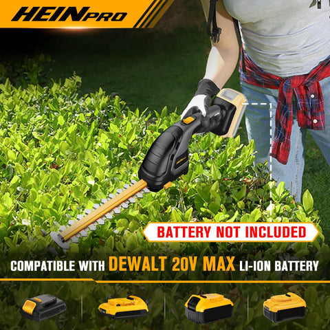 Cordless Hedge Trimmer Compatible With Dewalt 20V Max Battery Tool Only Great For Bushes And Hedges In Yard And Garden
