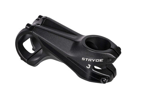 Stryge Drop Stem For 35mm Handlebars, -5 Degree Drop, 75mm Length, 35mm Bar Clamp, Ideal For Mountain Bikes, Black Aluminum