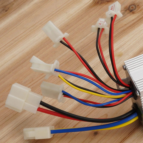 24V 500W Brush DC Motor Speed Controller Box For Electric Scooters E Bikes And Tricycles Plug And Play No Fuss Setup Easy Install Durable Build With Overload Protection For Brushed Motors